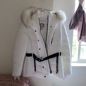 Michael Kors winter white puffer jacket